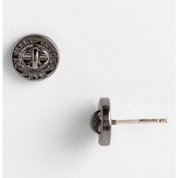 Marc By Marc Jacobs Jewelry - Marc By Marc Jacobs Logo Turn Lock Stud Earrings